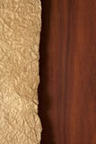 Wood and Gold Background