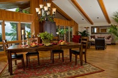 Wood Lover's Dream Dining Room