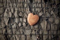 Wood Stone Nature Love Heart Background stock photography Wood Stone Nature Love Heart Background stock photography