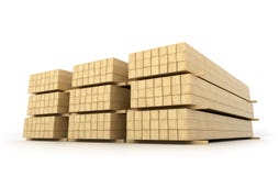 Wooden beams for the building vector illustration Wooden beams for the building vector illustration