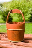 Wooden bucket stock image Wooden bucket stock image