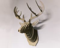 A Wooden Deer Sculpture royalty free stock image A Wooden Deer Sculpture royalty free stock image