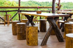 Wooden Dining Table Stock Photos Wooden Dining Table Stock Photos