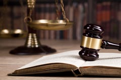 Wooden judge`s gavel. Law. Legal office. Royalty Free Stock Photo Wooden judge`s gavel. Law. Legal office. Royalty Free Stock Photo