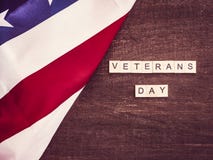 Beautiful Greeting Card on Veterans Day. Preparation for the holiday royalty free stock photos Beautiful Greeting Card on Veterans Day. Preparation for the holiday royalty free stock photos