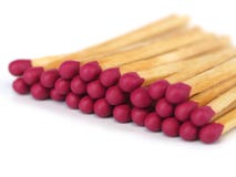 Wooden Match Sticks Stock Photo