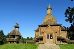 Wooden orthodox church Stock Photography Wooden orthodox church Stock Photography