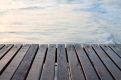 Wooden pier over the sea stock photo Wooden pier over the sea stock photo