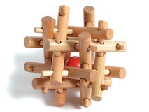 Wooden Puzzle Stock Image