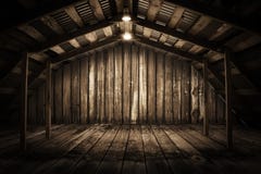 Wooden Room Royalty Free Stock Images