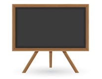 Wooden School Board For Writing Chalk Vector Illus Stock Photography