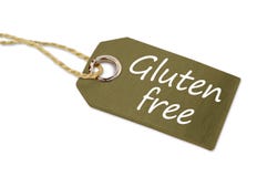 Wooden tag label with gluten free royalty free stock photography Wooden tag label with gluten free royalty free stock photography