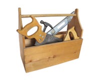 Wooden Toolbox Isolated Stock Photos Wooden Toolbox Isolated Stock Photos