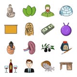 Woodworking, value, sport and other web icon in cartoon style. Art, restaurant, golf, furniture icons in set collection. royalty free illustration Woodworking, value, sport and other web icon in cartoon style. Art, restaurant, golf, furniture icons in set collection. royalty free illustration