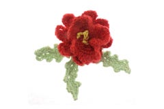 Woolen Flower Royalty Free Stock Image
