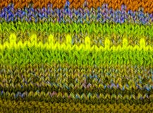Woolen Texture From The Threads Of Many Colors. Royalty Free Stock Images