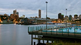 Woolloomooloo & η πισίνα Charlton αγοριών του Andrew στοκ φωτογραφία Woolloomooloo & η πισίνα Charlton αγοριών του Andrew στοκ φωτογραφία