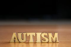 Word AUTISME stock foto's Word AUTISME stock foto's