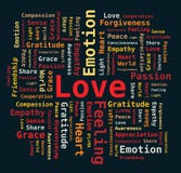 Word Cloud - Love / Passion / Heart / Gratitude Royalty Free Stock Image Word Cloud - Love / Passion / Heart / Gratitude Royalty Free Stock Image