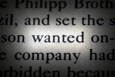 Word wanted royalty free stock images Word wanted royalty free stock images