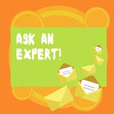 Word writing text Ask An Expert. Business concept for confirmation that have read understand and agree with guidelines stock illustration Word writing text Ask An Expert. Business concept for confirmation that have read understand and agree with guidelines stock illustration