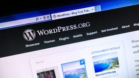 Wordpress.org website. Display on computer screen Wordpress.org website. Display on computer screen