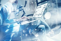 Work process modern Studio Loft.Strategy analyst working coworkers office new business startup.Using Digital Charts stock photos Work process modern Studio Loft.Strategy analyst working coworkers office new business startup.Using Digital Charts stock photos