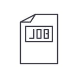 Working tasks black icon concept. Working tasks flat vector symbol, sign, illustration. royalty free illustration Working tasks black icon concept. Working tasks flat vector symbol, sign, illustration. royalty free illustration