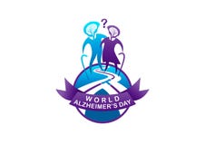 World alzheimer's day illustration royalty free illustration World alzheimer's day illustration royalty free illustration