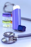Asthma diagnostic and treatment. royalty free stock image Asthma diagnostic and treatment. royalty free stock image