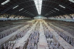 World famous Terracotta Army located in Xian China Stock Image World famous Terracotta Army located in Xian China Stock Image