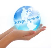 World in hand. Concept photography -- world in hand and global internet and business World in hand. Concept photography -- world in hand and global internet and business