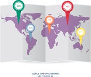 World map globe info graphic for communication concept. stock illustration World map globe info graphic for communication concept. stock illustration