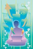 The World Revolves Around The Internet vector illustration The World Revolves Around The Internet vector illustration
