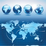 World Transportation And Logistics With Earth Glob Stock Photo World Transportation And Logistics With Earth Glob Stock Photo