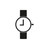 Wristwatch ikona, dziewięć godzin ilustracja wektor Wristwatch ikona, dziewięć godzin ilustracja wektor