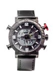 Wristwatch ατόμων με ψηφιακό στοκ εικόνες Wristwatch ατόμων με ψηφιακό στοκ εικόνες