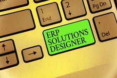 Writing note showing Erp Solutions Designer. Business photo showcasing elegant optimized modularised and reusable stock photos Writing note showing Erp Solutions Designer. Business photo showcasing elegant optimized modularised and reusable stock photos