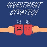 Writing note showing Investment Strategy. Business photo showcasing Set of Rules Procedures Behavior a Guide to an stock illustration Writing note showing Investment Strategy. Business photo showcasing Set of Rules Procedures Behavior a Guide to an stock illustration