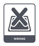 wrong icon in trendy design style. wrong icon isolated on white background. wrong vector icon simple and modern flat symbol for stock illustration wrong icon in trendy design style. wrong icon isolated on white background. wrong vector icon simple and modern flat symbol for stock illustration