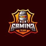 Wspaniały logo szablon dla pubg hazardu sporta drużyny ilustracji Wspaniały logo szablon dla pubg hazardu sporta drużyny ilustracji