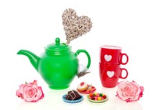 wysoki uroczy herbaciany valentine zdjęcie stock wysoki uroczy herbaciany valentine zdjęcie stock