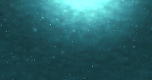 Wysokiej jakości doskonale bezszwowa pętla głębokie błękitne ocean fala od podwodnego tła z mikro cząsteczek płynąć zbiory Wysokiej jakości doskonale bezszwowa pętla głębokie błękitne ocean fala od podwodnego tła z mikro cząsteczek płynąć zbiory