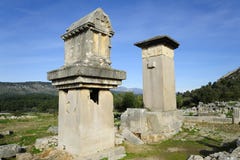 Xanthos fördärvar, Turkiet Royaltyfria Foton Xanthos fördärvar, Turkiet Royaltyfria Foton