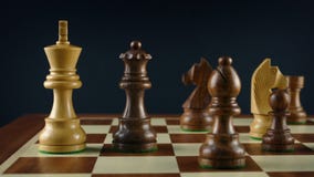 Xadrez e xeque-mate completou o jogo de xadrez no parque de
