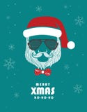 Xmas kartka z pozdrowieniami ilustracja wektor Xmas kartka z pozdrowieniami ilustracja wektor