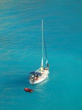 Yacht In Porto Katsiki, Lefkada, Greece Stock Photo Yacht In Porto Katsiki, Lefkada, Greece Stock Photo
