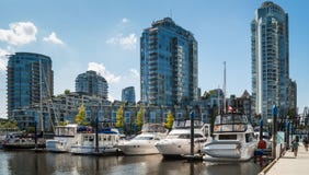 Yaletown budynki mieszkalni, Vancouver, Kanada Zdjęcie Royalty Free Yaletown budynki mieszkalni, Vancouver, Kanada Zdjęcie Royalty Free