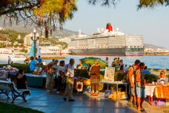 YALTA, UKRAINE - OCTOBER 7. stock photography YALTA, UKRAINE - OCTOBER 7. stock photography