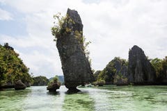 Yapap rock formation, Misool region, Raja Ampat South, Papua, Indonesia